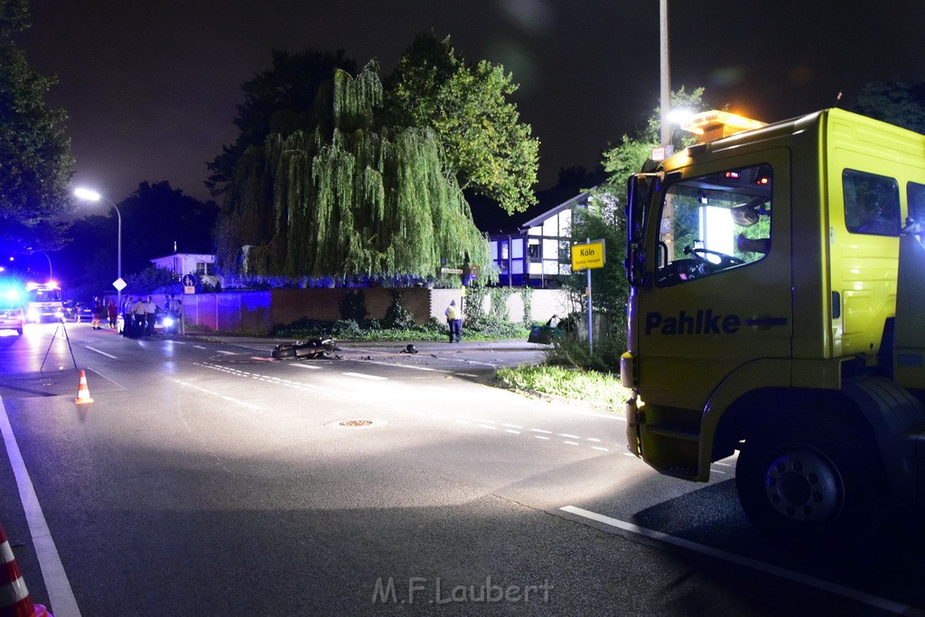 VU Krad Klein Traktor Koeln Hahnwald Bonner Landstr Unter den Birken P104.JPG - Miklos Laubert